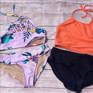 Old Navy Girls swim bikini, size M (8)
